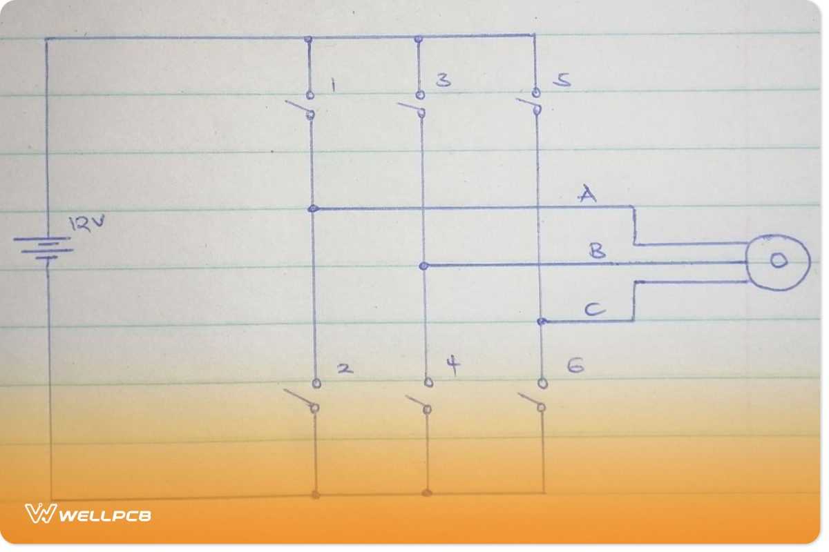 21 coil brushless motor schematic diagram