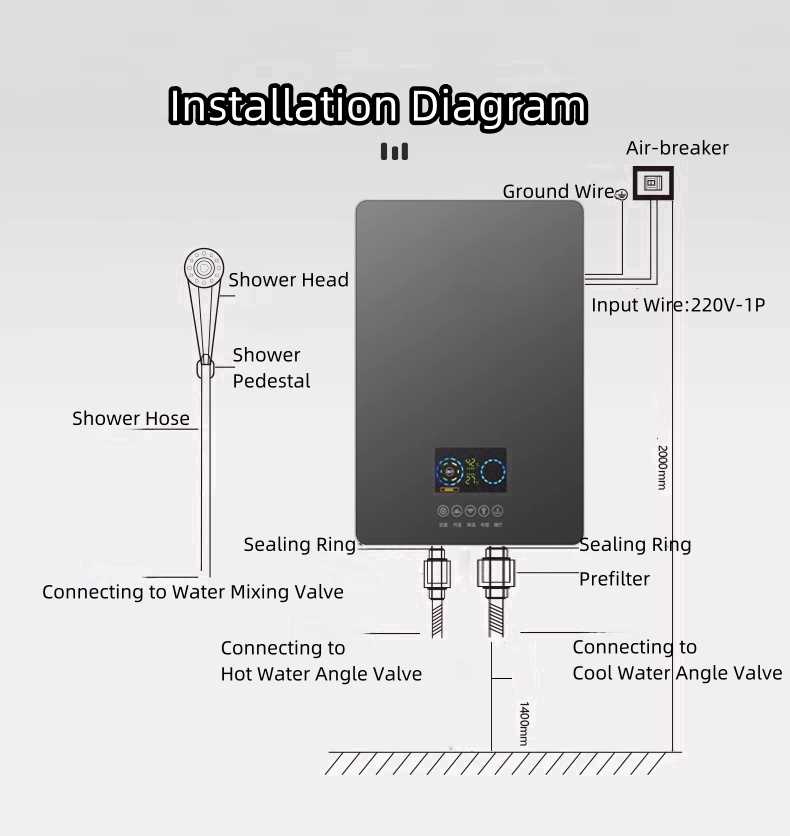 220 hot water heater wiring diagram