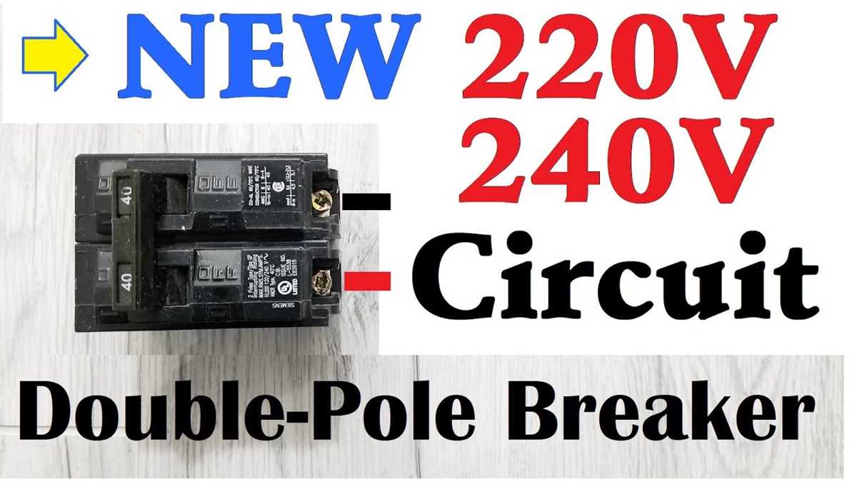 220 volt circuit breaker wiring diagram
