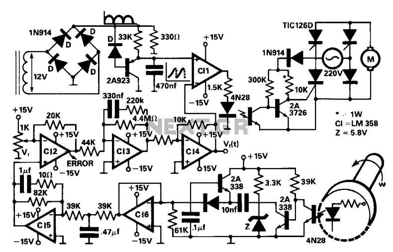 230v dc motor speed control circuit diagram