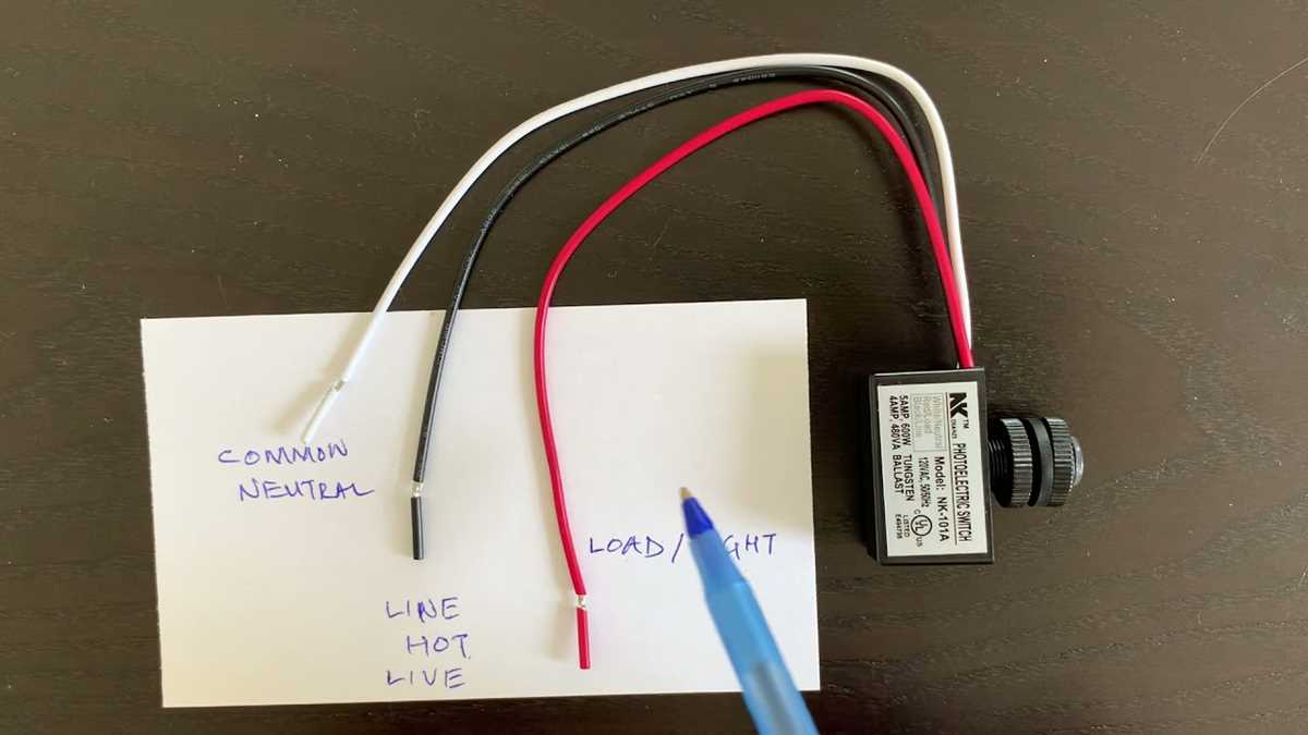 240 volt photocell wiring diagram