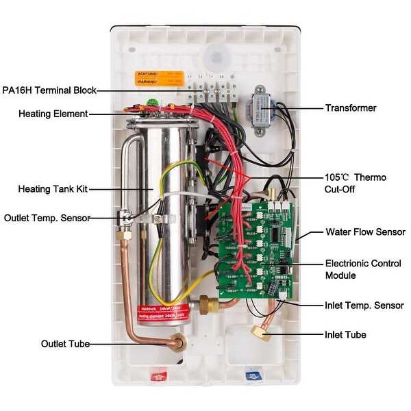 240 volt water heater wiring diagram