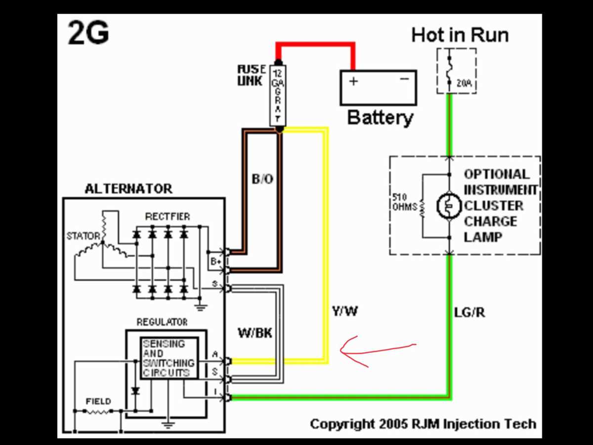 2g alternator wiring diagram