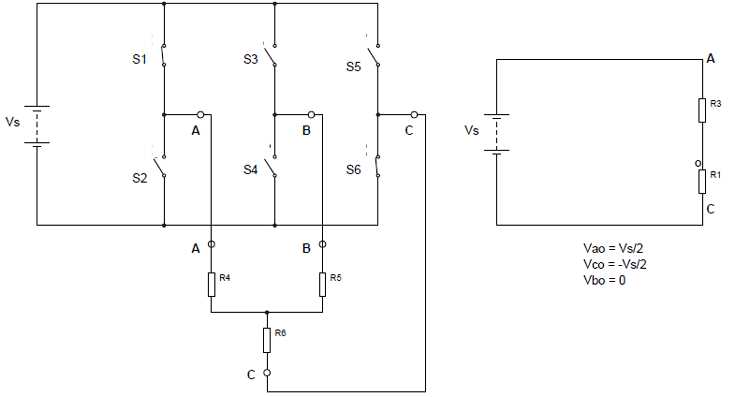 3 phase motor inverter circuit diagram