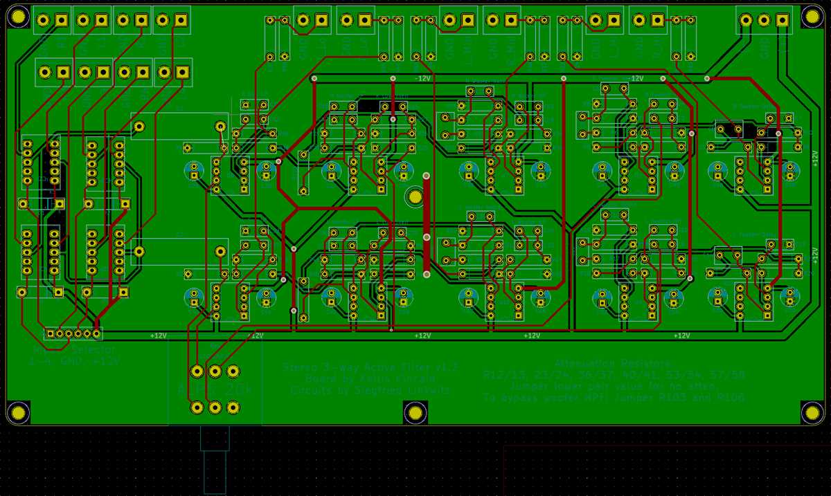 3 way active crossover circuit diagram