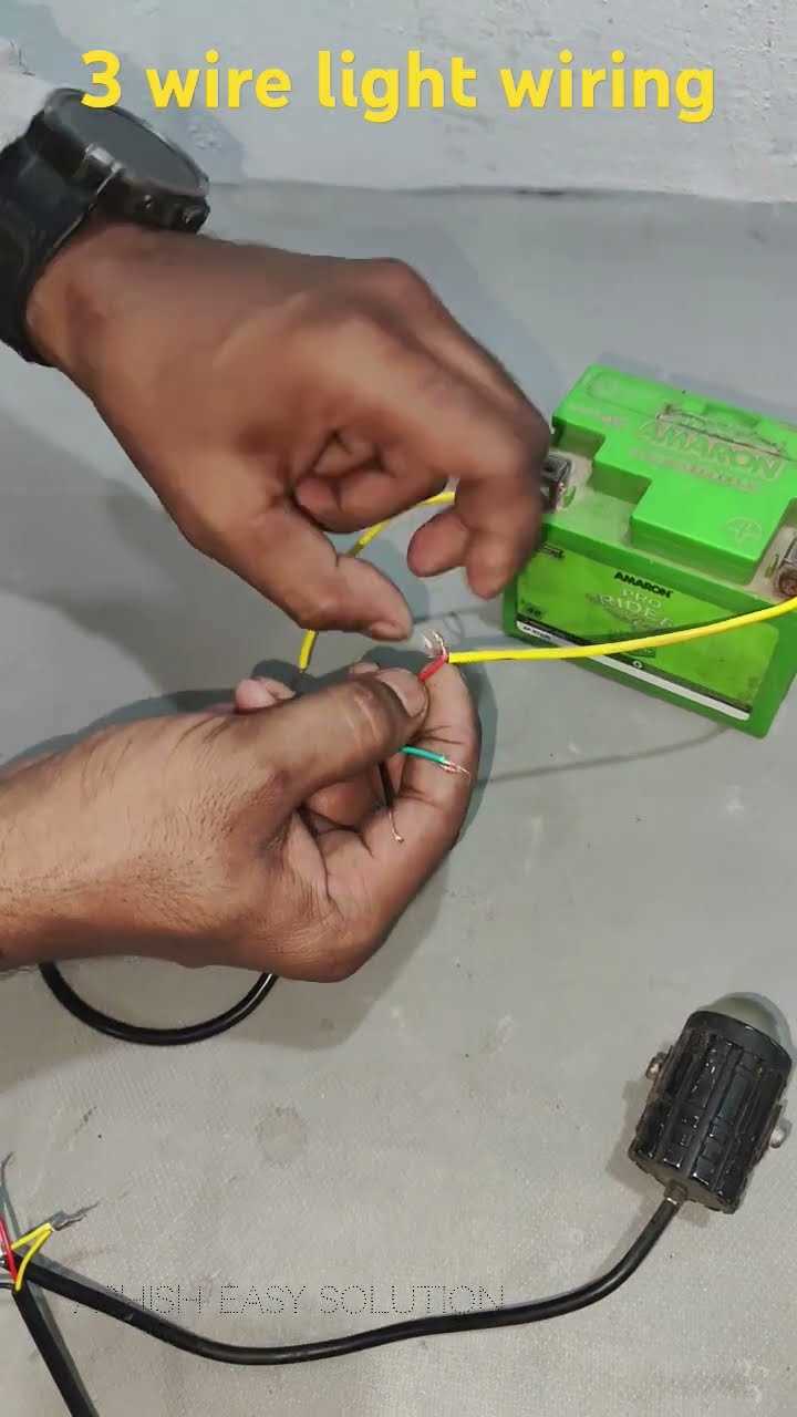3 wire led light wiring diagram