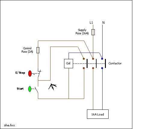 3 wire stop start wiring diagram