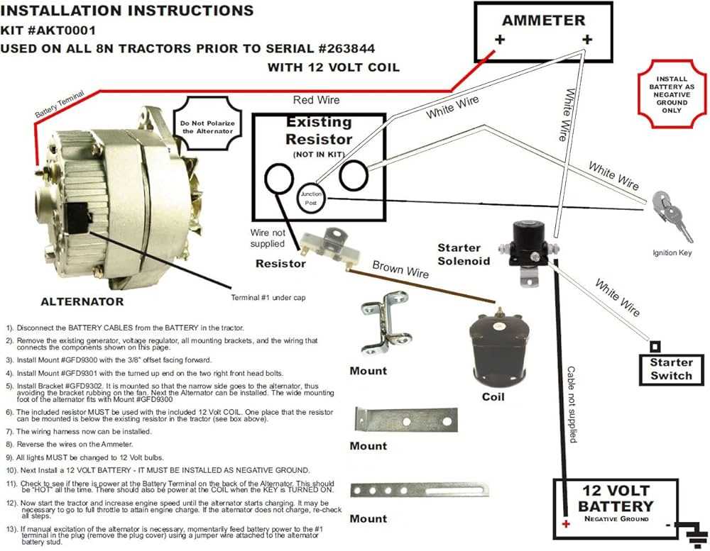 3 pin alternator wiring diagram ford