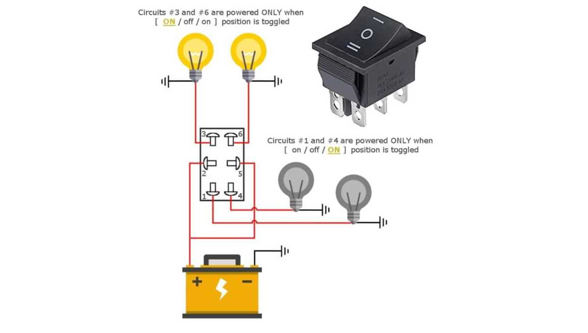 3 pin on off switch wiring diagram