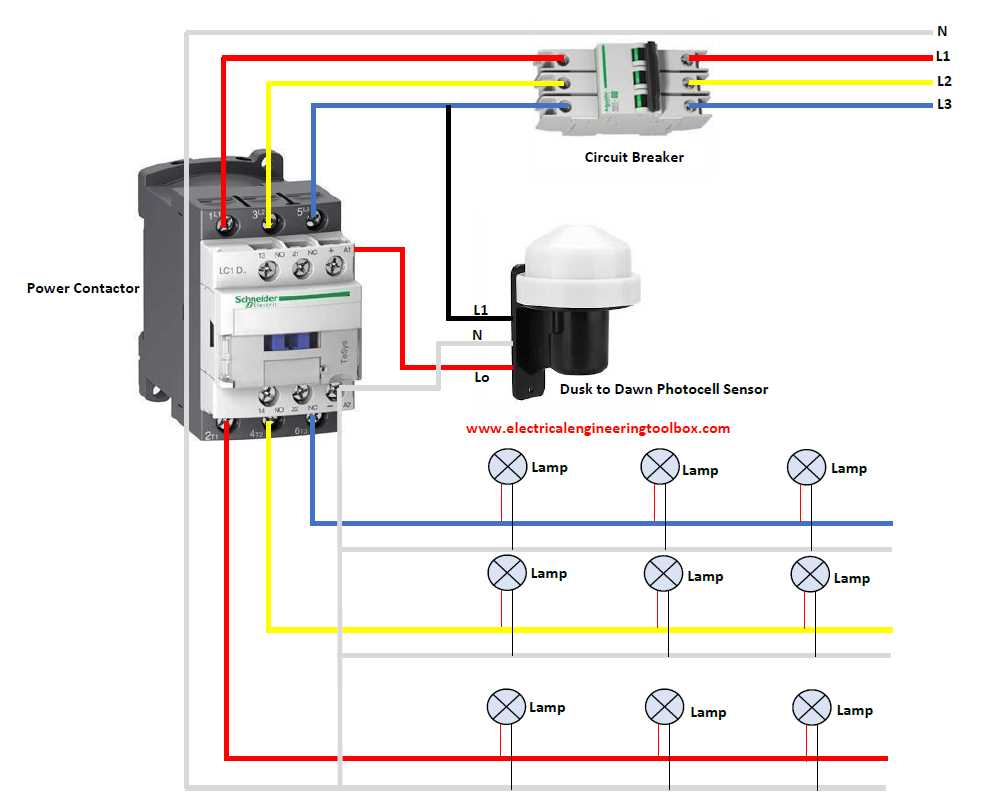 3 pole contactor wiring diagram