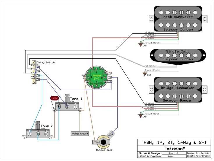 3 way guitar switch wiring diagram