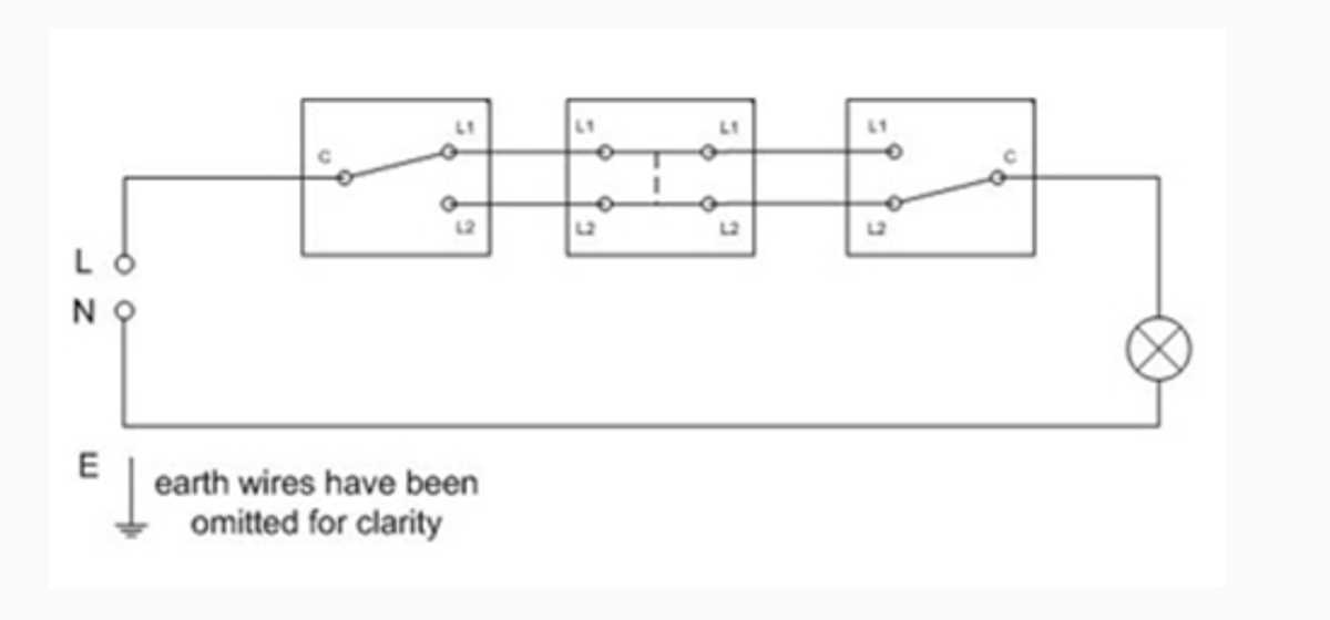 3 way lighting circuit diagram uk