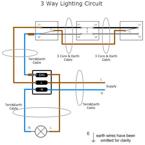 3 way switch wiring diagram with 1 light