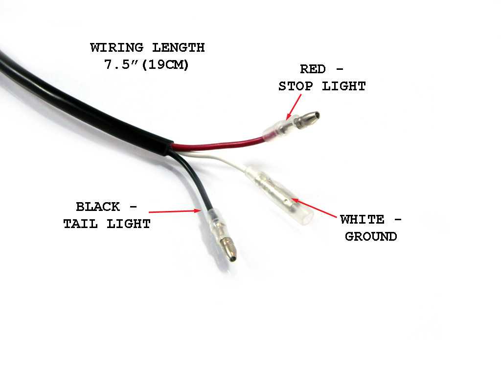 3 wire led brake light wiring diagram
