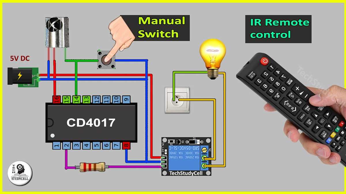 4 channel ir remote control circuit diagram