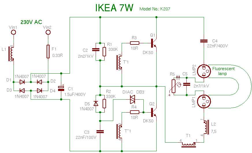 4 lamp ballast wiring diagram