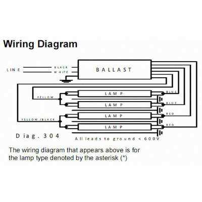 4 lamp ballast wiring diagram