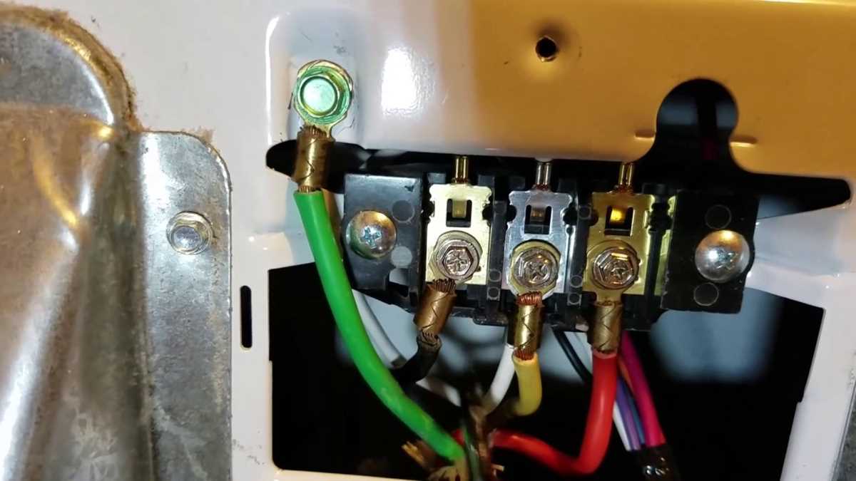 4 wire dryer cord wiring diagram