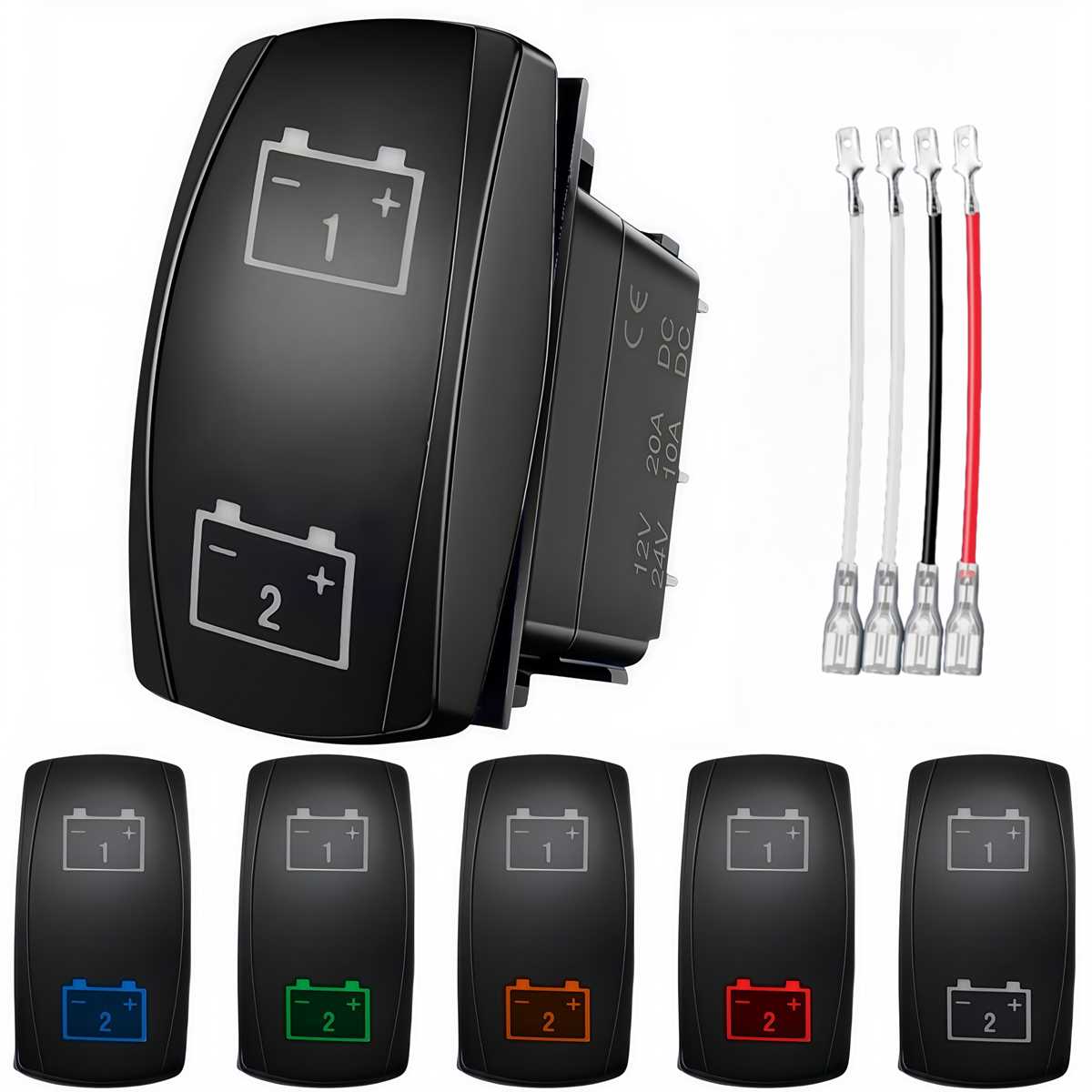 4 pin rocker switch wiring diagram 12v