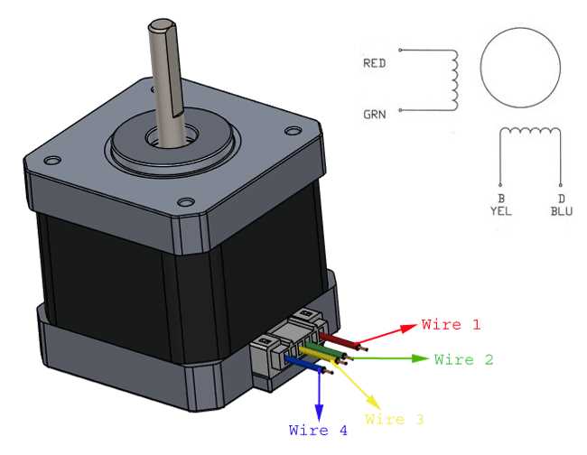 4 wire stepper motor wiring diagram