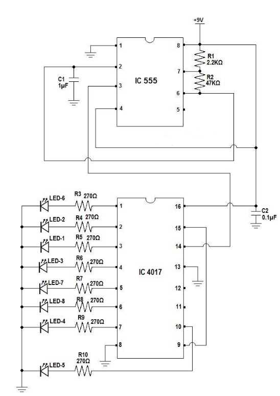 4017 circuit diagram