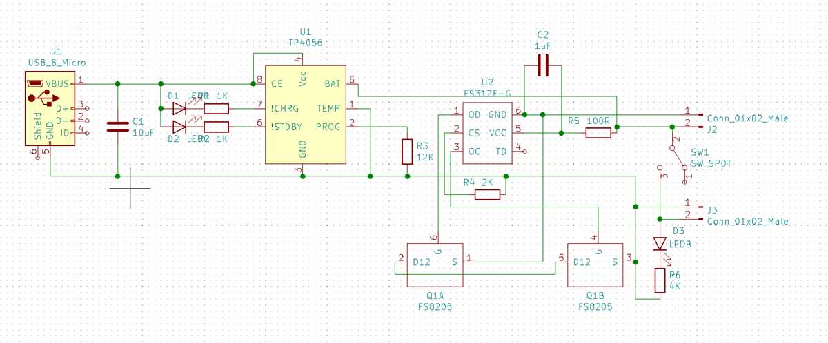 4056 charging module circuit diagram