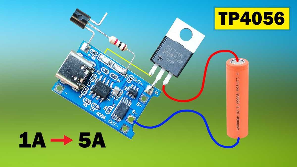 4056 charging module circuit diagram