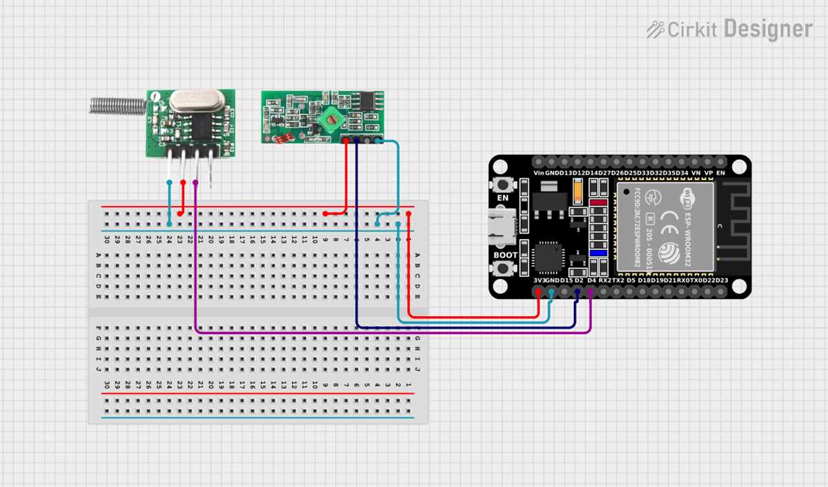 433mhz rf module circuit diagram