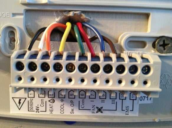 5 wire honeywell thermostat wiring diagram