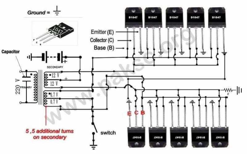 5000w power inverter schematic diagram
