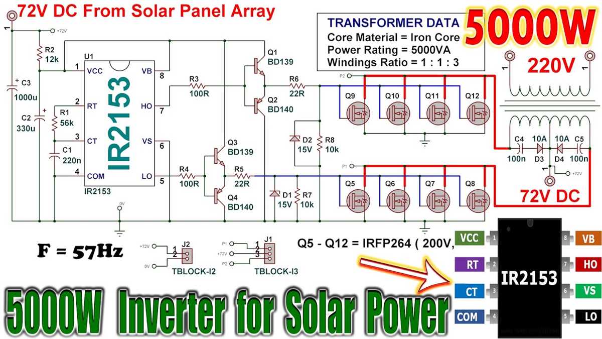 5000w pure sine wave inverter circuit diagram