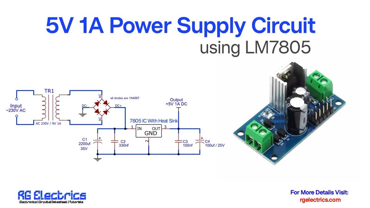 5v regulated power supply circuit diagram