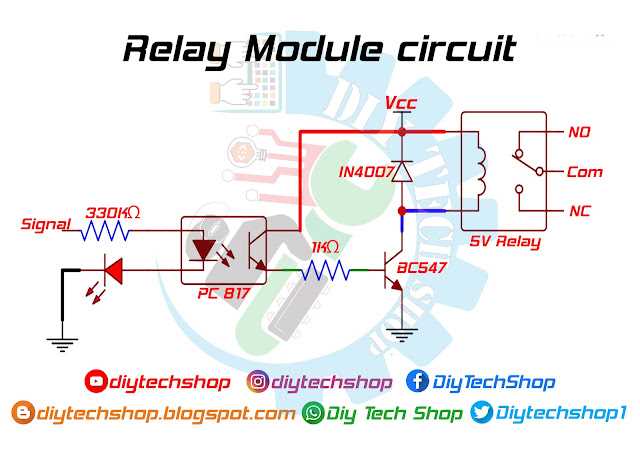 5v relay circuit diagram