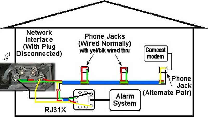 6 wire phone jack wiring diagram