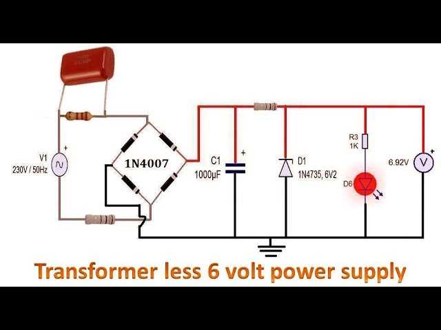 6 volt battery charger circuit diagram