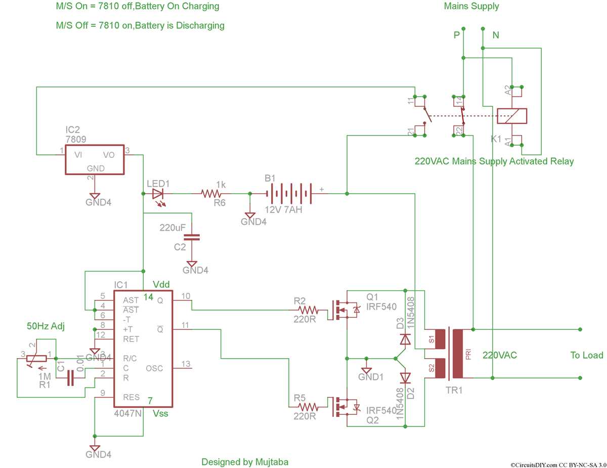 6v inverter circuit schematic diagram 6v inverter circuit schematic diagram