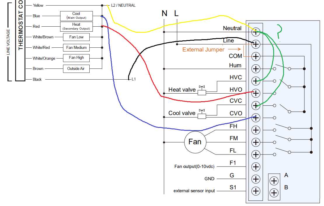 7 wire thermostat wiring diagram