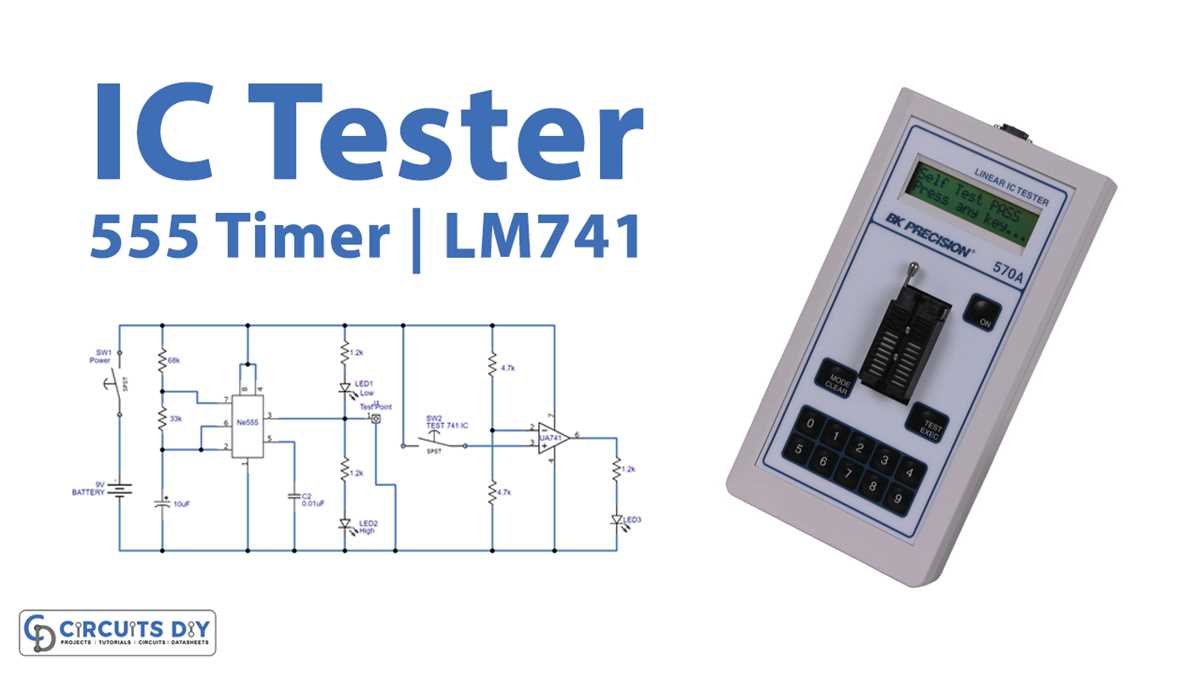 741 ic tester circuit diagram