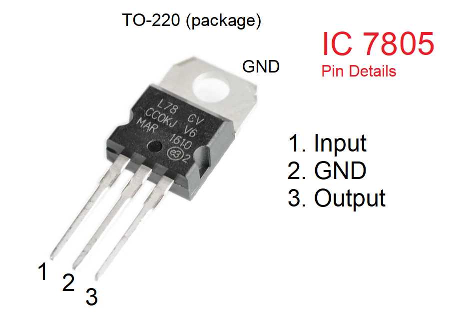 7805 regulator circuit diagram