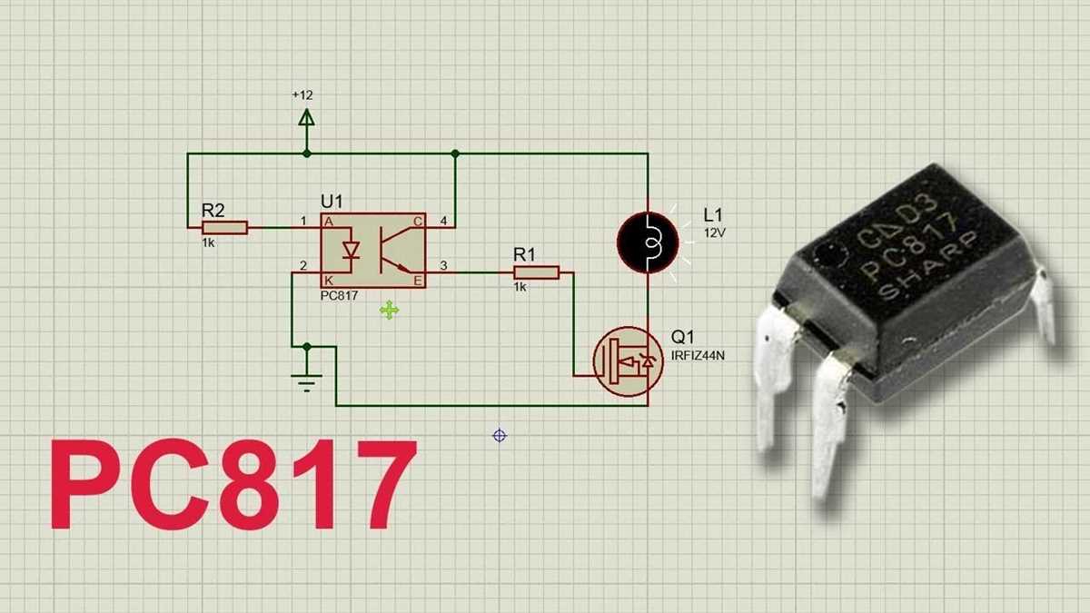 817 optocoupler ic circuit diagram