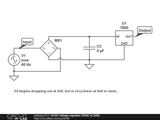 ac voltage regulator circuit diagram