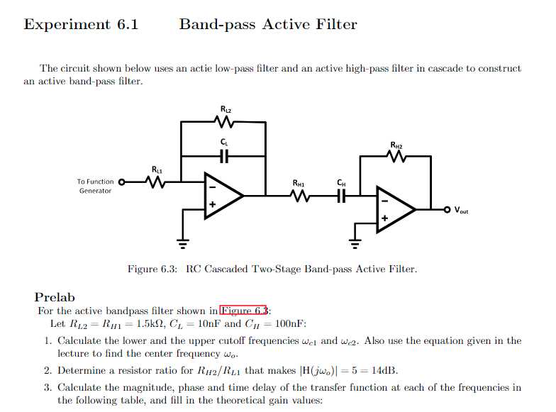 active high pass filter circuit diagram