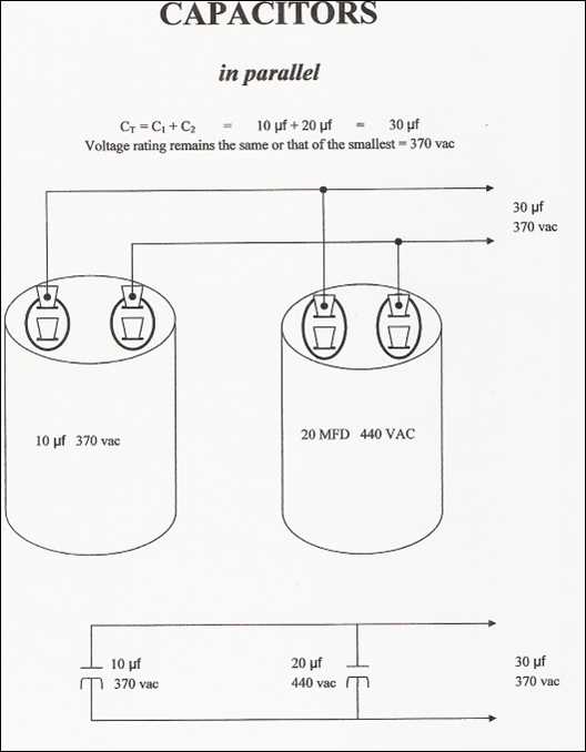 air conditioner capacitor wiring diagram
