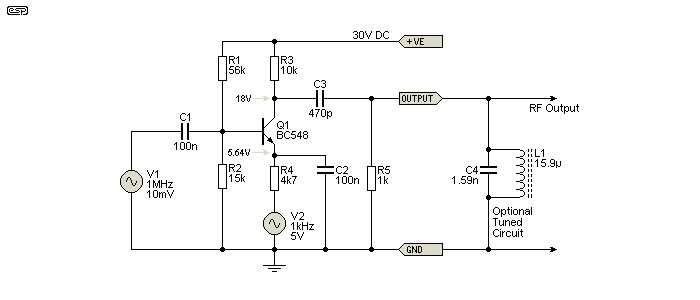 amplitude modulation circuit diagram