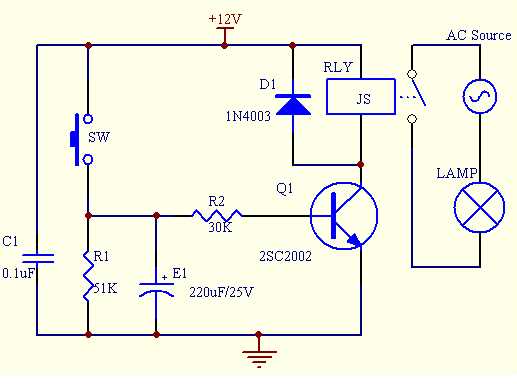 analog timer circuit diagram