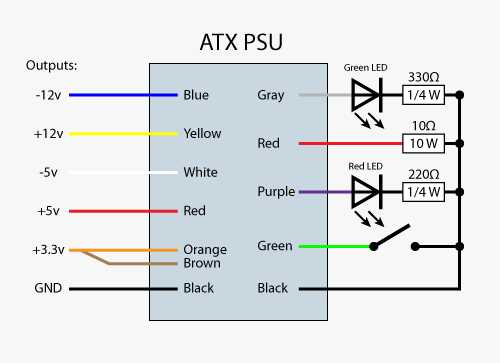 atx schematic diagram