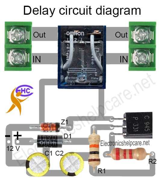 audio delay circuit diagram