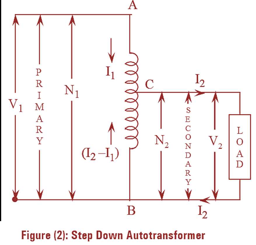 auto transformer schematic diagram