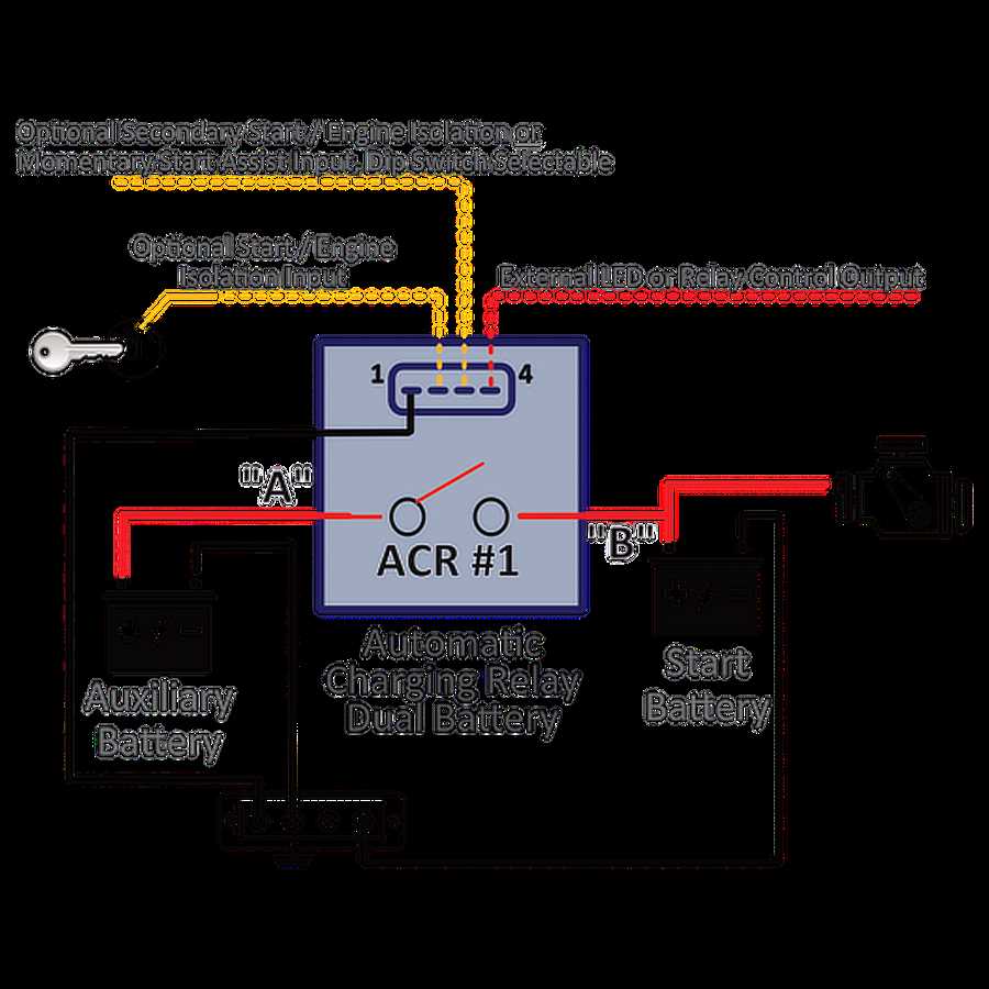 automatic charging relay wiring diagram