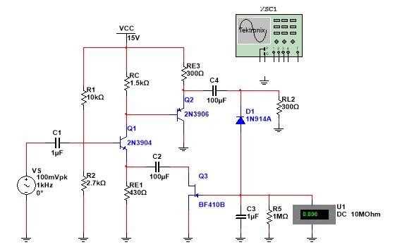 automatic gain control circuit diagram
